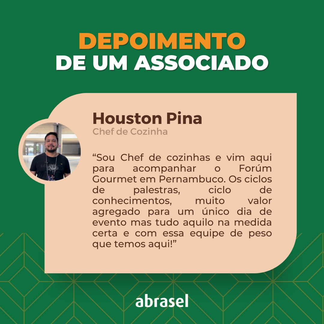 Houston Pina – Chef de Cozinha